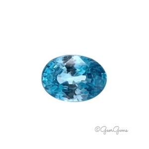 Natural Oval Shape Blue Zircon Gemstones for Sale South Africa