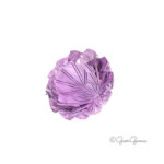 7.78ct Amethyst - Round With Carved Edges - Image 3