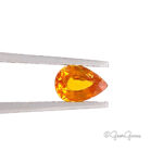 Natural Pear Shape Orange Sapphire Gemstones for Sale South Africa