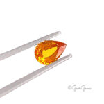 0.92ct Orange Sapphire - Pear Shape - Image 2