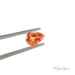 0.87ct Orange Sapphire - Pear Shape - Image 2
