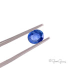 0.63ct Blue Sapphire - Oval - Image 2