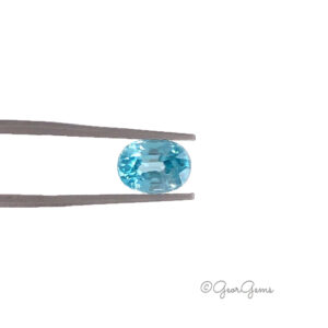 Natural Oval Shape Blue Zircon for Sale South Africa
