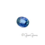 0.65ct Blue Sapphire - Oval - Image 3