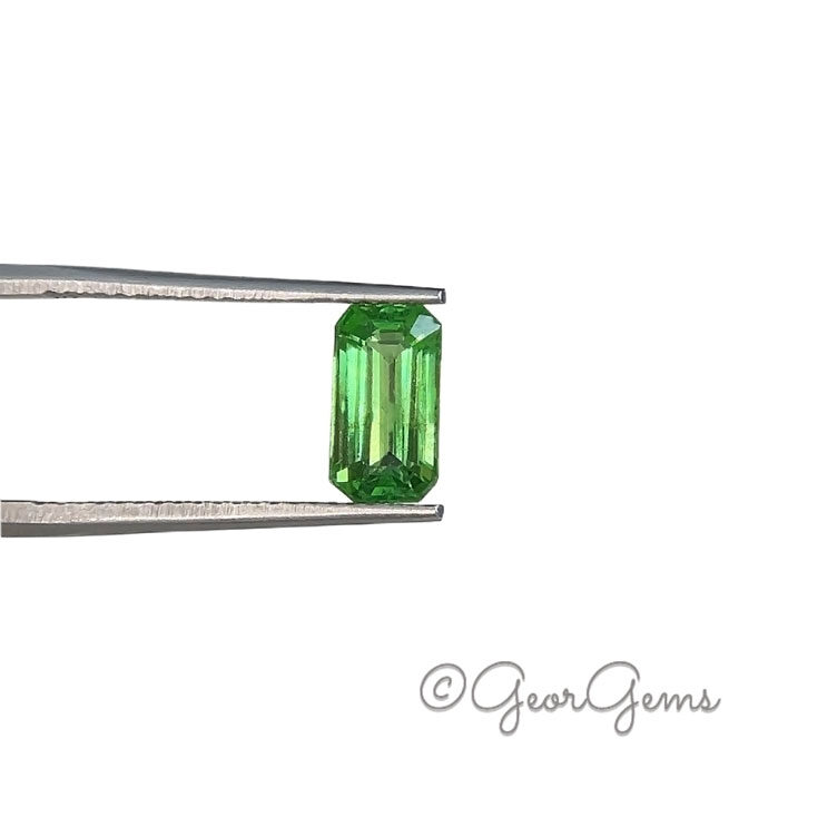 Tsavorite-Garnet--21979 1.74ct Tsavorite Garnet - Emerald Cut