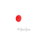 1.01ct Coral - Oval Cabochon