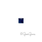 0.16ct Blue Sapphire - Square