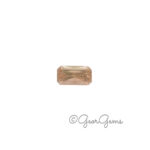 1.56ct Morganite - Rectangular Scissor Cut