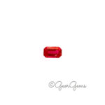 Ruby - Emerald Cut (5x3mm)