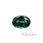 1.11ct Teal Sapphire - Oval (7x5mm)