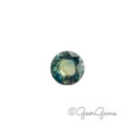 0.86ct Teal Sapphire - Round