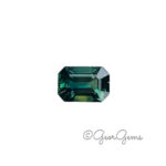 0.68ct Teal Sapphire - Emerald Cut