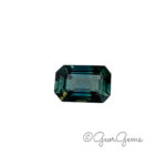 0.60ct Teal Sapphire - Emerald Cut