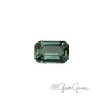 Teal Sapphire - Emerald Cut (6x4mm)