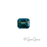 0.99ct Teal Sapphire - Emerald Cut