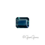 Teal Sapphire - Emerald Cut (6x4mm)