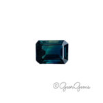 1.65ct Teal Sapphire - Emerald Cut