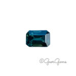 1.62ct Teal Sapphire - Emerald Cut