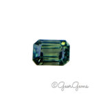 1.03ct Teal Sapphire - Emerald Cut