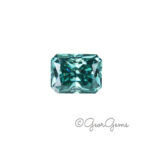 Blue Moissanite - Radiant (7x5mm)
