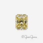 Yellow Moissanite - Radiant (9x7mm)