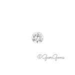 White Zircon - Round (2.5mm)