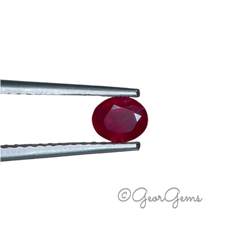 Ruby-22754 0.47ct Ruby - Oval - Image 1