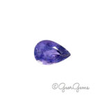 0.40ct Purple Sapphire - Pear Shape