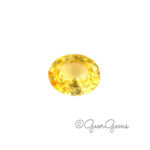 0.73ct Yellow Sapphire - Oval