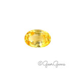 0.61ct Yellow Sapphire - Oval