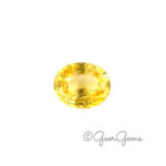 0.73ct Yellow Sapphire - Oval