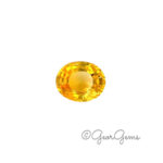 0.49ct Yellow Sapphire - Oval