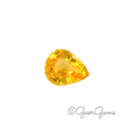 0.71ct Yellow Sapphire - Pear Shape