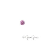 Pink Sapphire - Round (2.5mm)