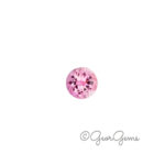 Pink Tourmaline - Round (2.5mm)