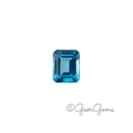 Swiss Blue Topaz - Emerald Cut (7x5mm)