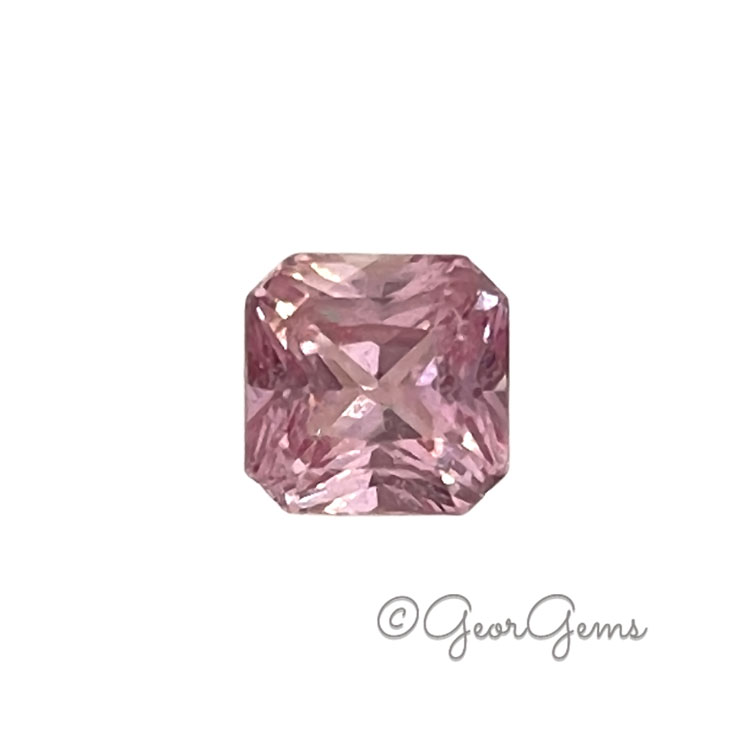 Sapphire-23151 1.26ct Padparadscha Sapphire - Cushion - Image 1