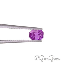 1.07ct Purple Sapphire - Emerald Cut