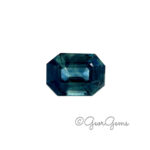 1.38ct Teal Sapphire - Emerald Cut