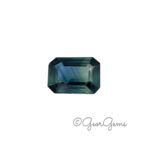 0.78ct Teal Sapphire - Emerald Cut