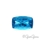 6.54ct Swiss Blue Topaz - Rectangular Cushion
