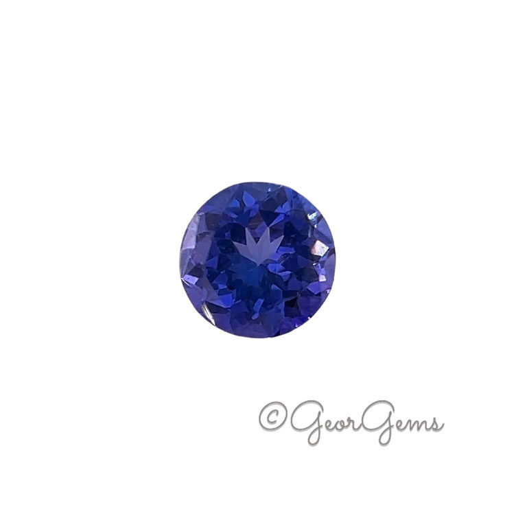 Tanzanite-23230 0.78ct Tanzanite - Round