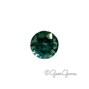0.70ct Teal Sapphire - Round