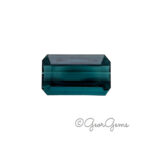 3.13ct Indicolite Tourmaline - Emerald Cut