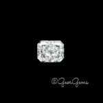 Crushed Ice Moissanite - Radiant