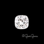 Crushed Ice Moissanite - Cushion