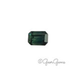 1.23ct Teal Sapphire - Emerald Cut