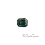 1.02ct Teal Sapphire - Emerald Cut