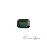 0.54ct Teal Sapphire - Emerald Cut