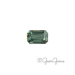0.62ct Teal Sapphire - Emerald Cut